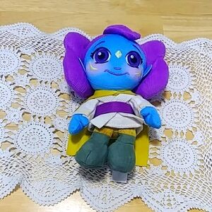 Star Wars Lys Solay Plush Doll with purple hair and cape